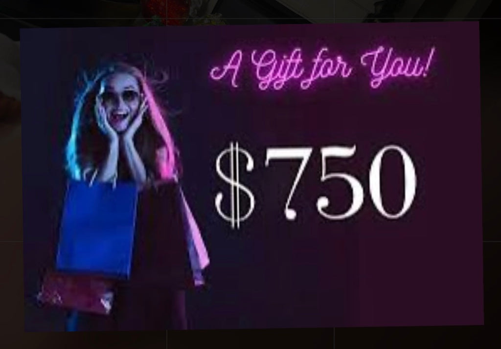 Buy A $500 Gift Card & Get $250 For FREE! One For You and One For Me! Free Money? Yes-Yippee!